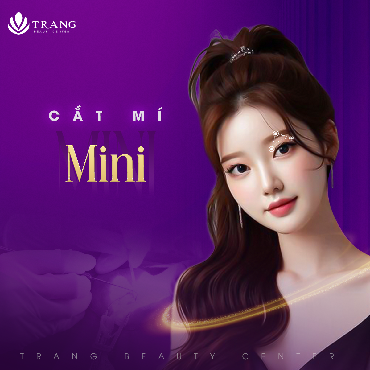 ĐÔI MẮT HỒI XUÂN SAU KHI NÂNG CUNG CHÂN MÀY TẠI TRANG BEAUTY