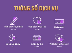 thông số lấy mỡ mí trên 